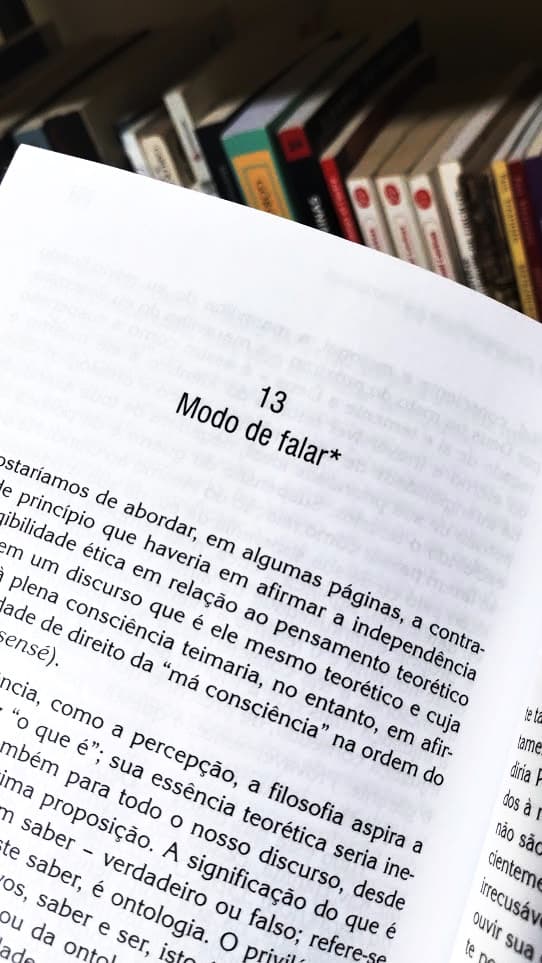 Parte III – Capítulo 13. Modo de falar.
